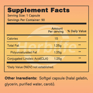 Vente Flash OEM - Personnalisable - CLA 1250 - Supplément d'acide linoléique conjugué pour femmes et hommes, favorise un poids sain - Product Image 2