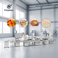 Ligne de production de comptage de bonbons gélifiés Finalwe à capteur photoélectrique de haute précision pour opération continue et emballage en bouteille