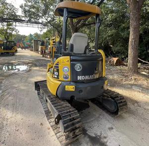 Mini-excavatrice Komatsu Pc30 Mr avec godet de terrassement d'une capacité de 0,12 m³, poids en ordre de marche de 3 tonnes, équipement de construction d'occasion - Product Image 5