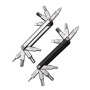 Kit d'outils de réparation de vélo portable 8-en-1 en acier S2, multi-outils pour VTT et vélo de route avec clé hexagonale et tournevis Torx T25 - Product Image 1