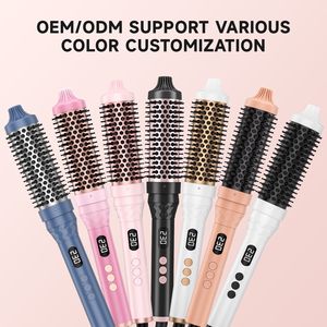 Fer à boucler électrique 2-en-1 double PTC chauffant en aluminium avec affichage LCD de la température, 5 réglages de température, pour usage hôtelier et domestique - Product Image 6