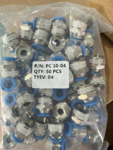 निर्माता नया डिजाइन फेस्टो ब्लू निकल प्लेटेड पीतल वायवीय भागों को उपयुक्त वायु पाइप फिटिंग प्लास्टिक नली कनेक्शन में धक्का देते हैं - Product Image 4