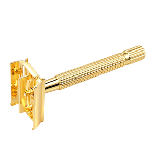 Professionale 11 centimetri In Metallo <span class=keywords><strong>Barba</strong></span> Rasatura Rasoio con Apertura Della Farfalla Micro Pettine Rasoio di Sicurezza Doppio Bordo - Product Image 5