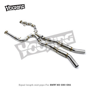Tubo medio de igual longitud Yooking para <span class=keywords><strong>BMW</strong></span> M3/<span class=keywords><strong>M4</strong></span> G80/G82 S58 3,0 T 2021-2023 sistema de <span class=keywords><strong>escape</strong></span> de tubo de acero inoxidable pieza de coche <span class=keywords><strong>Escape</strong></span> - Product Image 6