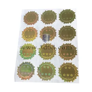 Good quality hologramic stickers hot stamping foil roll Holographic label