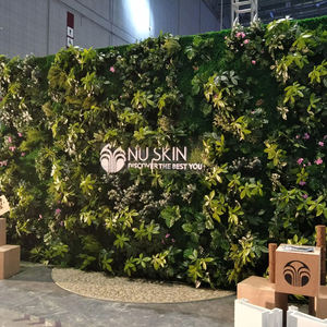 Arrière-plan de bobo anti-uv, toile de fond de bois, fausses feuilles, <span class=keywords><strong>pour</strong></span> fêtes de noë<span class=keywords><strong>l</strong></span>, décoration murale, plantes artificielles - Product Image 3