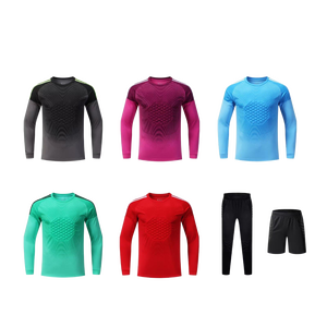 ชุดผู้รักษาประตูชาย เด็ก ชุดฟุตบอล ชุดผู้รักษาประตู ชุดฝึกซ้อมฟุตบอล แผ่นรองกันกระแทก แขนยาว ชุดวอร์ม - Product Image 1