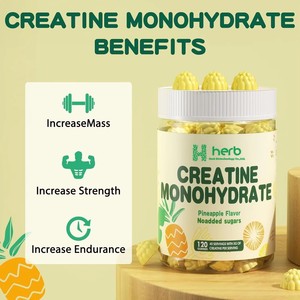 Gomitas de Creatina Monohidrato de Marca Privada OEM/ODM para el Desarrollo Muscular, Suplemento Pre-Entrenamiento para Adultos - Product Image 4