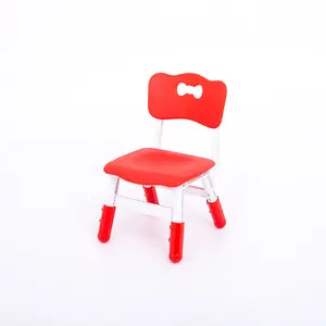 Çocuklar renkli sandalye yüksekliği ayarlanabilir plastik sandalye çocuk mobilya anaokulu için