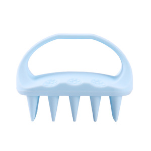 Masseur en silicone super doux pour le cuir chevelu Brosse de massage pour le nettoyage du cuir chevelu Brosse à cheveux pour gratter <span class=keywords><strong>la</strong></span> tête - Product Image 6