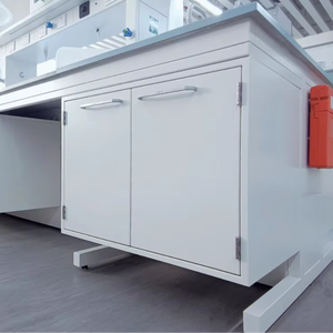 نظام طاولات عمل مخبرية معيارية مقاومة للمواد الكيميائية مصنوعة من البولي بروبيلين، مثالية للتحلل الحمضي والكيمياء الرطبة في المختبرات الجامعية - Product Image 1