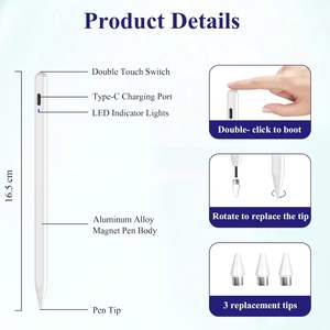 <span class=keywords><strong>ปากกา</strong></span>สไตลัสอเนกประสงค์สำหรับ Android IOS Windows Touch iPad Pencil Pro Mini <span class=keywords><strong>Lenovo</strong></span> Samsung Phone Xiaomi Tablet - Product Image 2