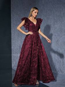 <span class=keywords><strong>Abiti</strong></span> <span class=keywords><strong>da</strong></span> notte di alta qualità per le donne eleganti <span class=keywords><strong>abbigliamento</strong></span> donna nuova <span class=keywords><strong>abbigliamento</strong></span> all'ingrosso claret <span class=keywords><strong>cerimonia</strong></span> abito - Product Image 4