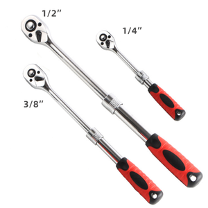 72 răng nối dài thép cờ lê thiết lập mềm grip xử lý thép carbon Ratchet Công cụ xe ô tô OEM Hỗ trợ 17mm Kích thước Chrome hộp - Product Image 2