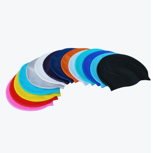<span class=keywords><strong>Bonnet</strong></span> <span class=keywords><strong>de</strong></span> <span class=keywords><strong>bain</strong></span> en silicone platine 100% imperméable, antidérapant, à poils longs, imprimé sur mesure, vente en gros directe usine, OEM ODM - Product Image 2