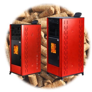 Estufa de Calefacción de Pellets de Madera de Alta Calidad para Interiores, Chimenea de Pellets con Control Inteligente de <span class=keywords><strong>Temperatura</strong></span>, Calentador de Aire - Product Image 2