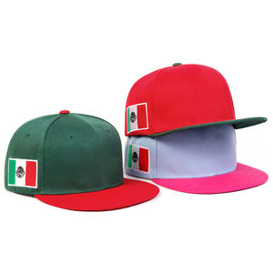 Özel Logo nakış baskı düz şapka çoklu stilleri düz boş meksika Snapback kapaklar erkekler için donatılmış beyzbol şapkası - Product Image 1