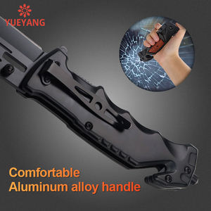 YUEYANG Premium Zwart Vouwbaar Tactisch Mes Aluminium Legering Handvat Multifunctioneel Buitenmes OEM - Product Image 4