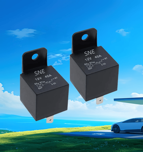 Autoido รีเลย์แม่เหล็กไฟฟ้าแบบปิดผนึกอัตโนมัติ, 12V 40A 4P วัสดุสัมผัส AgSno2 <span class=keywords><strong>SEV7</strong></span>ขนาดเล็ก - Product Image 2