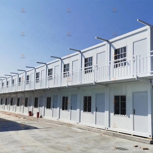 Hai Câu Chuyện Container Xây Dựng Văn Phòng Đúc Sẵn Xây Dựng Khách Sạn Maison Prefabrique Prefab Nhà Ở <span class=keywords><strong>Puerto</strong></span> <span class=keywords><strong>Rico</strong></span> - Product Image 3