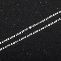Bijoux Hip Hop Bracelet chaîne à maillons cubains réglable en argent sterling 925 pour hommes