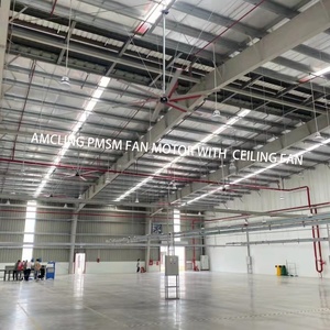 มอเตอร์ PMSM ขนาดใหญ่ 12 ฟุต 16 ฟุต มอเตอร์พัดลม HVLS เชิงพาณิชย์ขนาดใหญ่ 4.2 ม. 7.3 ม. มอเตอร์พัดลมอุตสาหกรรม มอเตอร์พัดลม HVLS 8 ฟุต - Product Image 5