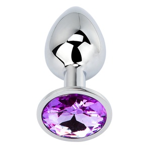 Juego de joyería de piedras redondas, gemas de cristal, Metal, tapón <span class=keywords><strong>Anal</strong></span>, juguete sexual, tienda al por mayor, tamaño S/M/L - Product Image 3
