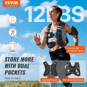 2026 NEW Factory Wholesale Customization Weighted Vest 12Lb Neoprene <b>Strength</b> <b>Training</b> Workout Equipment for Men Women - Product Image 4