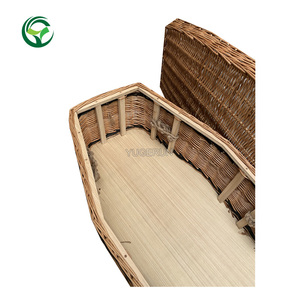 Ataúd Funerario Económico de Mimbre Ecológico, Ataúd de Mimbre Ecológico, Ataúd de Mimbre para Cremación Funeraria de Gran Bretaña - Product Image 5