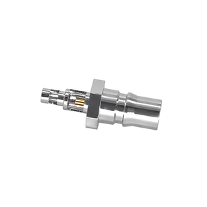 Conector QMA Recto para Montaje en Panel, Tipo Crimp/Soldadura, RF 50 Ohm, Carcasa de Latón Niquelado, Cable RG174 1.13mm, Suministro a Granel - Product Image 5