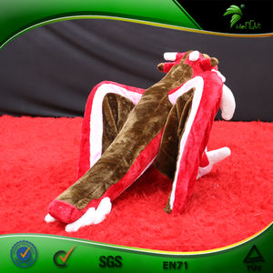 Il sesso peloso gonfiabile del drago della peluche rosso gonfiabile gioca il giocattolo Sexy del drago della fiamma - Product Image 5