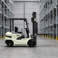 Elektrischer Gabelstapler FS-20 für Regalbedienung und Lagerhaltung mit Lithium-Ionen-Batterie, CE- und ISO-Zertifiziert, Hydraulischer Seitenschieber