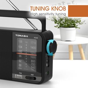 Radio Retro de Escritorio OEM ODM de Alta Calidad, Portátil, Vintage, AM FM de 2 Bandas, con Altavoz Integrado - Product Image 4