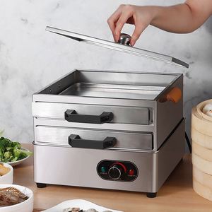 Portable Stainless Steel Multifunction <b>Steamer</b> Food Grade Electric Rice Noodle Rolls Machine 220v Voltage - Product Image 4