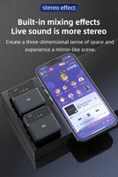 Nouveau microphone cravate à condensateur multifonction SX9, radio 2.4G, réduction du bruit, léger, portée sans fil de 20-30 m