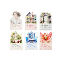 Pack de 40 autocollants décoratifs rétro DIY de la série Dream Story pour carnets et marque-pages