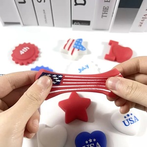 Juguetes Kawaii Squishy de Mochi en Caja Sorpresa, con Forma de Bollos y Bandera Patriótica del 4 de Julio, para el Dí<span class=keywords><strong>a</strong></span> de la Independencia - Product Image 4