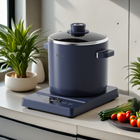 Cuisinière électrique multifonction de haute qualité 2,2 L avec cuve antiadhésive, affichage numérique, minuterie et maintien au chaud automatique pour usage familial