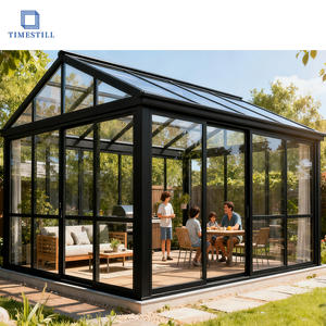 Yalıtımlı alüminyum çerçeve ile dört mevsim cam Sunroom | Zarif açık yaşam alanı - Product Image 6