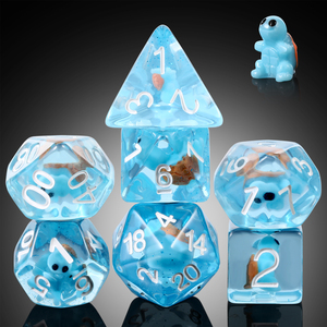 Vente en gros de dés de jeu, dés polyédriques personnalisés, dés en résine, D&D pour les jeux de rôle <span class=keywords><strong>Dungeon</strong></span> and Dragons DND - Product Image 1