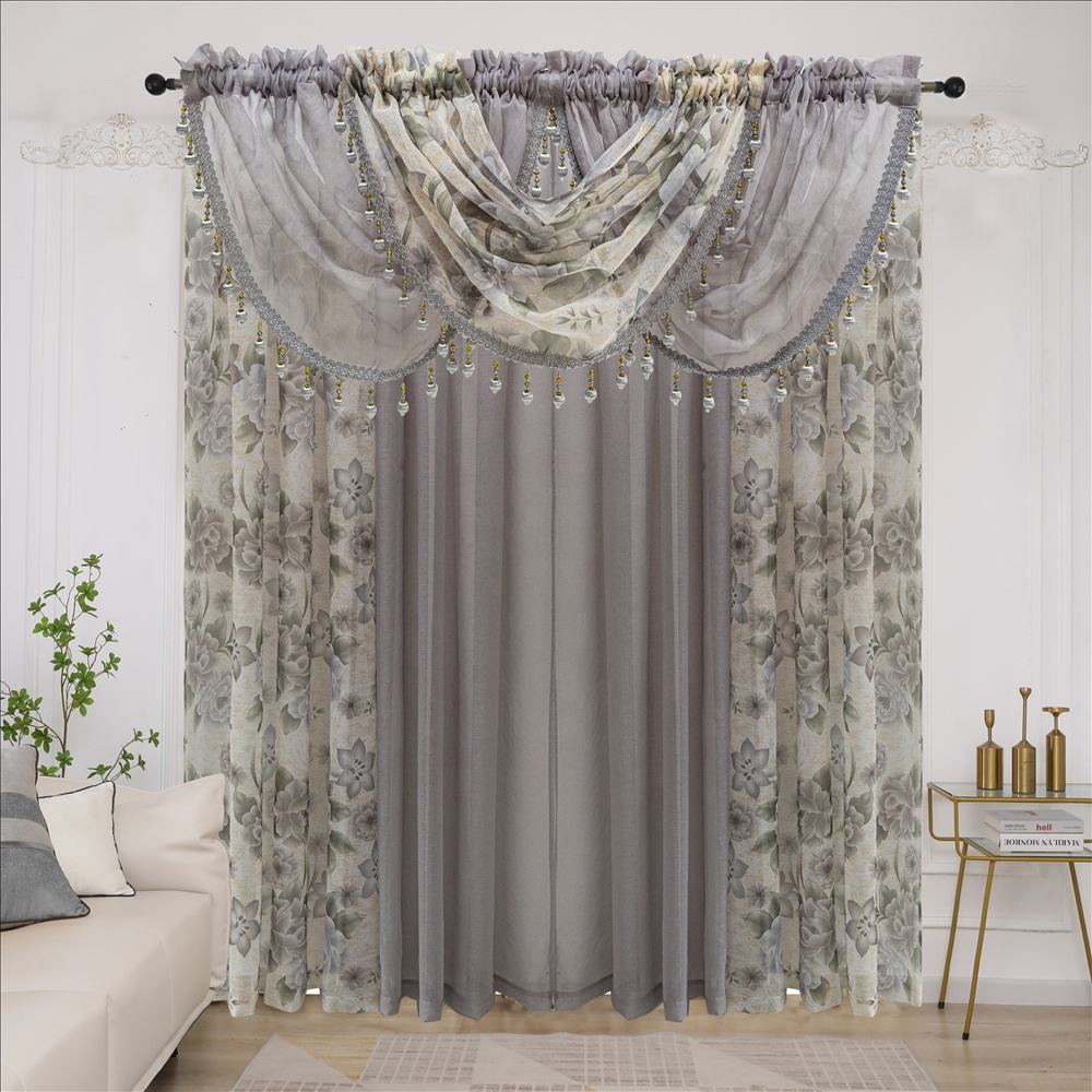สีเทา(3valance+4sheers)