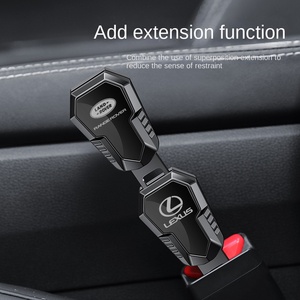 Penyangga Ekstensi Sabuk Pengaman Mobil Multifungsi, Penyambung Kursi, 3 Titik, Logo Dapat Disesuaikan, Logam Tahan Lama YFL - Product Image 3