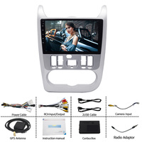 Vente en gros Android 9 pouces Carplay Android Auto lecteur multimédia vidéo de voiture pour Renault Logan 1 Largus Dacia Duster 2010-2017