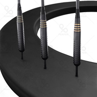 PENPEN Dartboard-Wandschutz Darts Dartboard-Umrandung mit Hochwertigem Professionellem Borsten-Dartboard-Surround-Set HQ0101