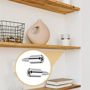Ssr Self Tapping Screws With Rubber Sleeve Shelf Support Iron Cabinet Glass Partition <b>Bracket</b> Strong Easy Installation - Product Image 3