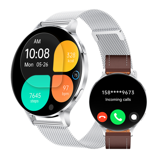2026 New 1.75 Inches Amoled Reloj Smartwatch 3D Dynamic UI Real-time Heart Rate Fitness Tracker Bluetooth Call H16 Smart Watch