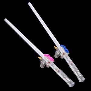 KK New Hot Sale High Quality Led Lights Unicorn With Sound Glitter <strong>Stick</strong> Children'S <strong>Glow</strong> Led Electronic <strong>Glow</strong> <strong>Stick</strong>;Party Toy - Product Image 2