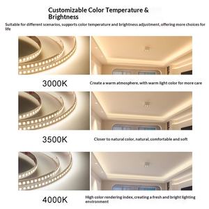 Barre lumineuse LED à spectre complet 98, basse tension 24V, en aluminium, à fente, auto-adhésive, <span class=keywords><strong>stroboscopique</strong></span>, double trois couleurs - Product Image 5