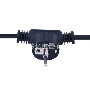 Cable de Extensión para Electrodomésticos, con Enchufe de Corriente Alterna CEE a IEC, 2 Tomas, 16A, PVC - Product Image 4