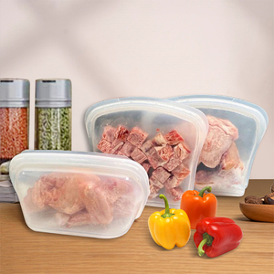 Contenedor de Alimentos Hermético para el Hogar, Accesorios Libres de BPA, Apto para Lavavajillas, Contenedor Apilable de Silicona, <span class=keywords><strong>Bolsa</strong></span> de Almacenamiento de Silicona para Cocina - Product Image 2